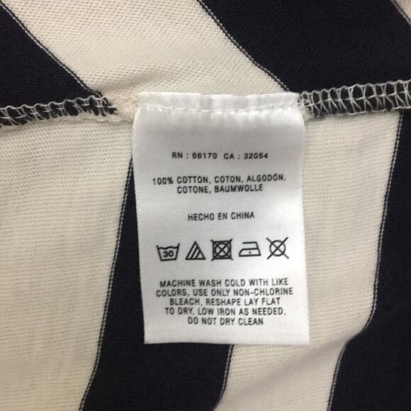 Anthropologie HWR Monogram Split Striped Dress - Picture 6 of 8